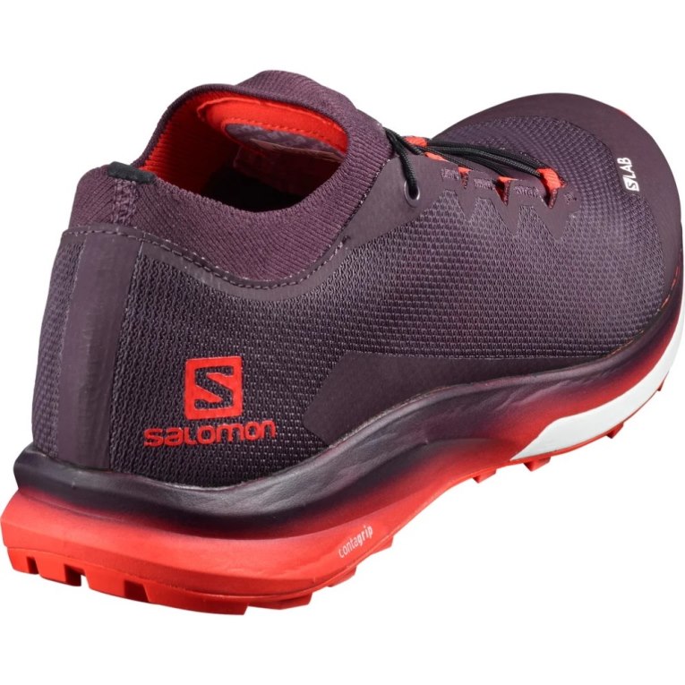 Burgundy Salomon S/Lab Ultra 3 Women's Trail Running Shoes | PH 84096O